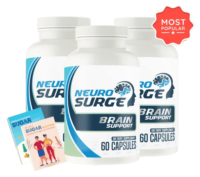 Neuro Surge three bottle pack cognitive support